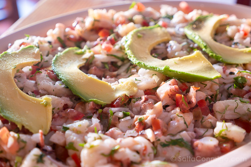 Comer en Cancun Pescaditos Ceviche