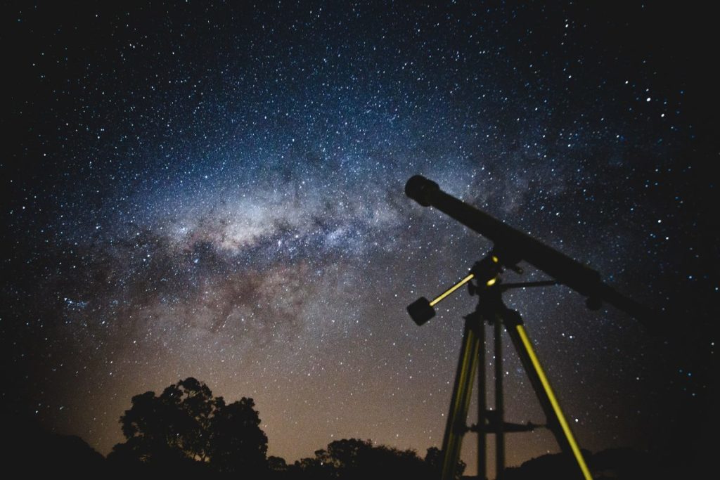 festival astronómico telescopios observacion del espacio