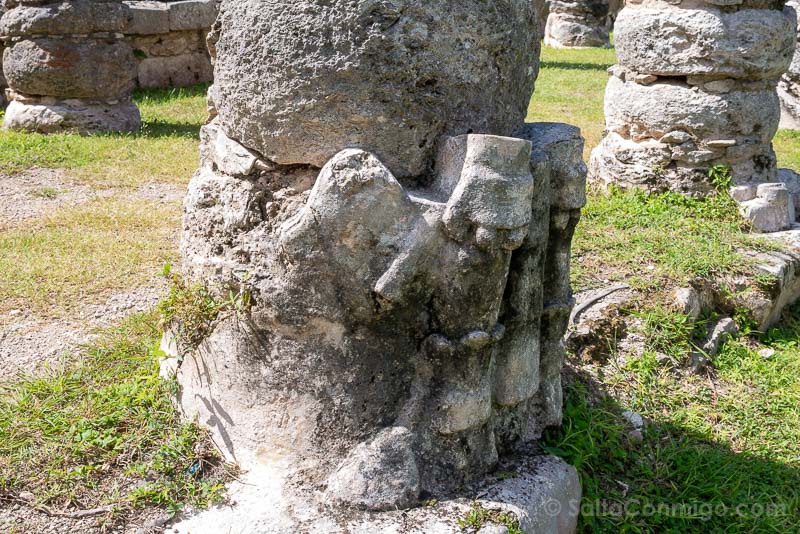 Ruinas Mayas Mayapan Yucatan Mexico Sala Reyes