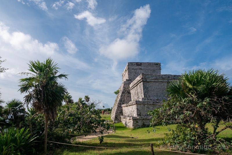 Ruinas de Tulum Castillo Trasera