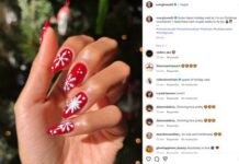 Las seis manicuras más elegantes para esta Navidad en tonos rojos