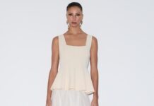 La nueva falda de Lefties color azahar es preciosa y levantará cualquier look de oficina en primavera