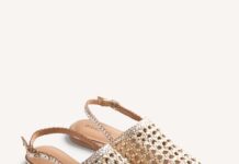 Mitad bailarinas, mitad calzado marroquí: Gioseppo tiene los zapatos dorados de vestir más en tendencia de la primavera