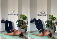 Pilates en pared para glúteos con solo cuatro ejercicios