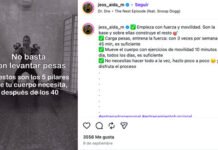 Jess Aida, entrenadora: “Después de los 40, no basta con levantar pesas. Estos son los 5 pilares que tu cuerpo necesita para estar en forma”